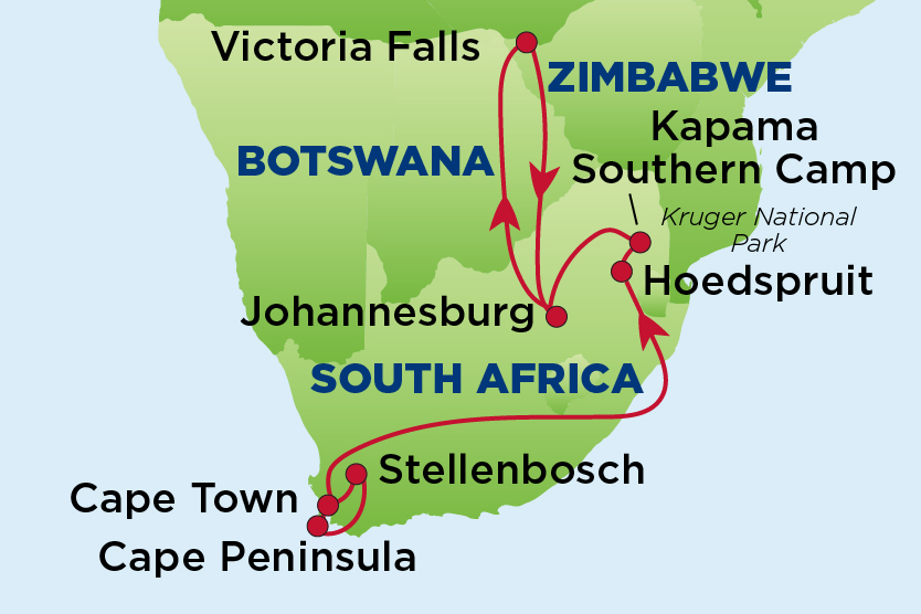 ej to south africa and victoria falls