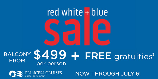 Princess Red White + Blue Sale