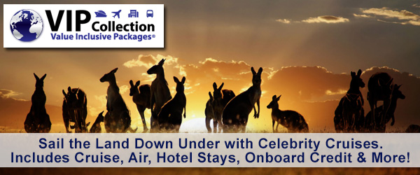 Celebrity Australia Value Inclusive Packages with Air, Hotel, Onboard Credit & More