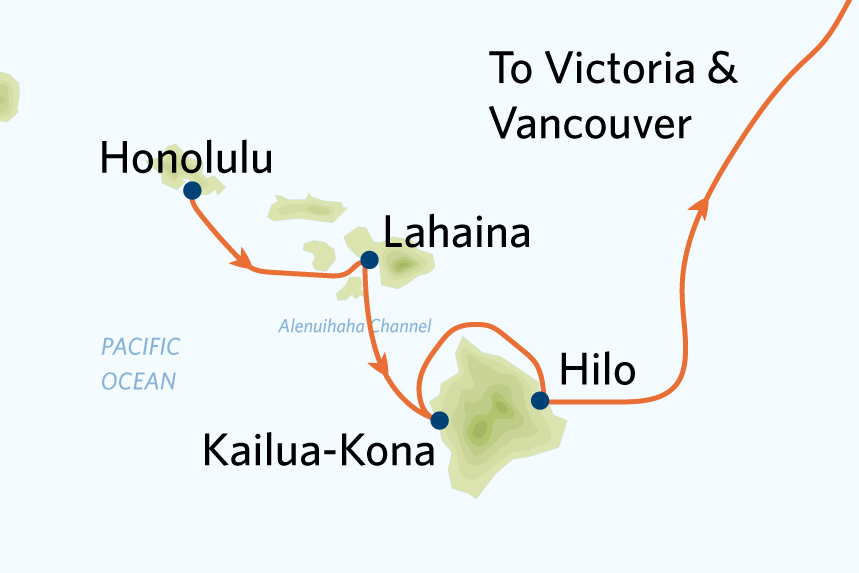 Celebrity Solstice Hawaii Cruise Map