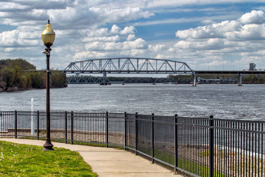 Mississippi River Bridge - Hannibal Missouri