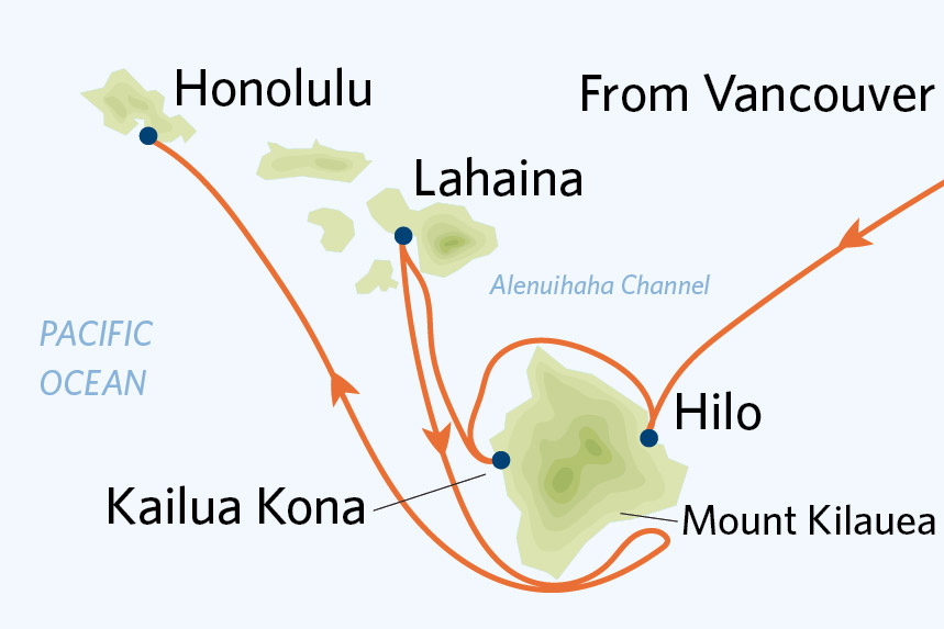 Hawaii map