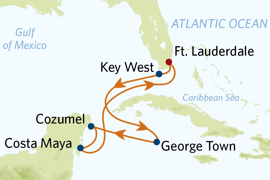 CEL 7 Nt Western Caribbean Edge Cruise only