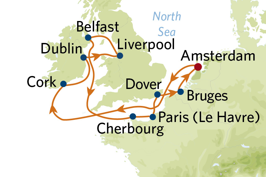 CEL 12 Nt British Isles Cruise only