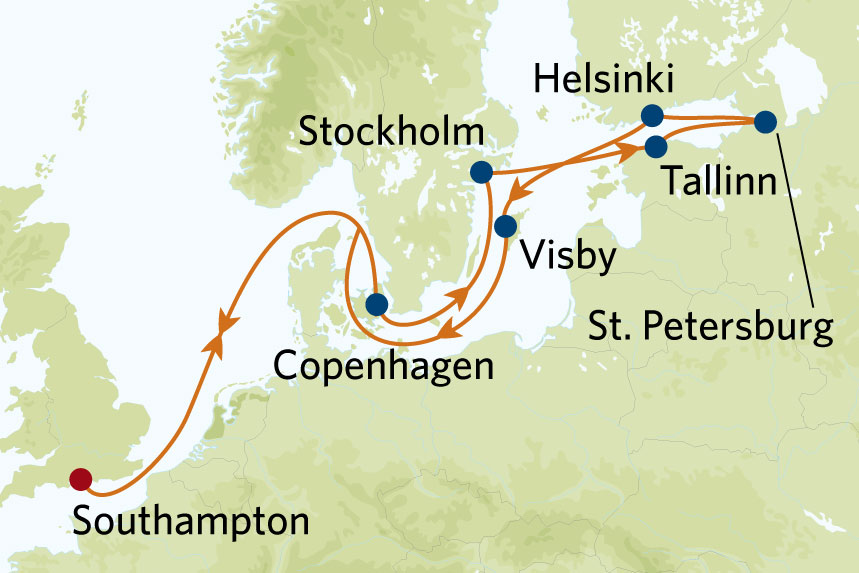 12 night northern capitals celebrity cruise roundtrip london on the Silhouette