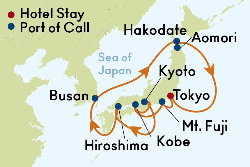 Celebrity Japan Cruise Package