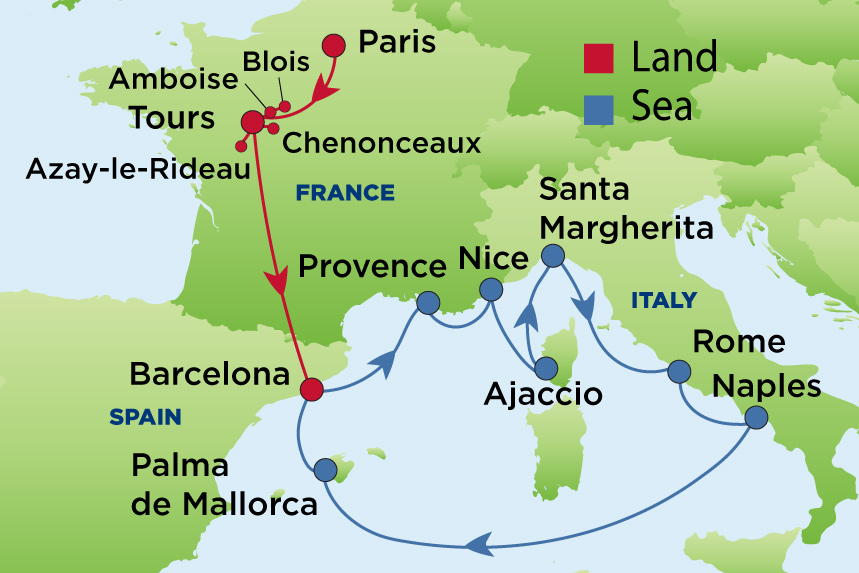 EJ to Loire Valley & French Riviera