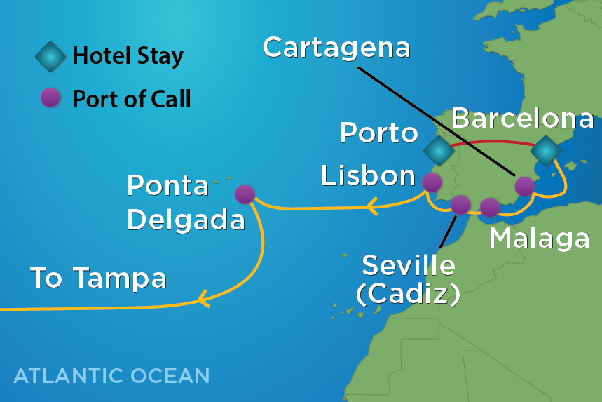 19 Nt Transatl VIP Porto/Tampa