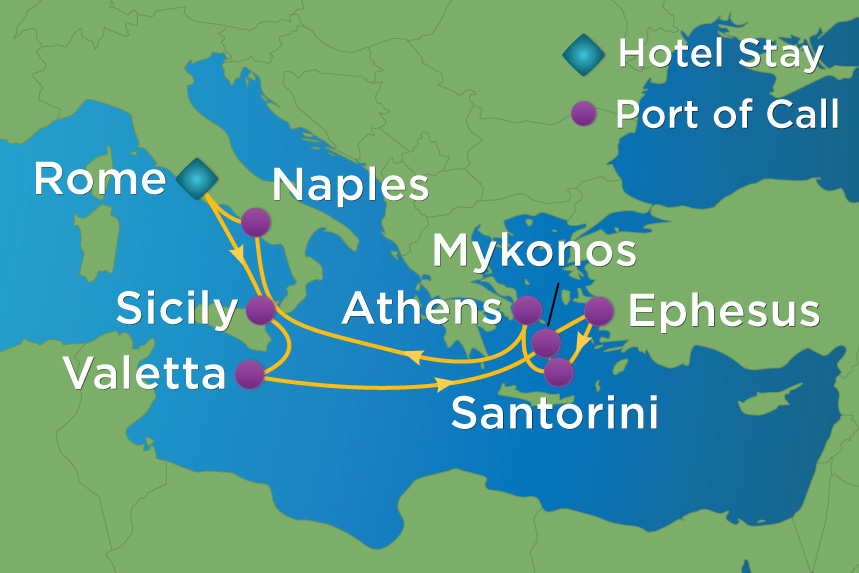 12 Night Greek Isles ROM to ROM