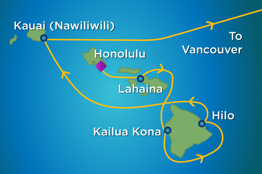 10 Night Hawaii HNL to YVR