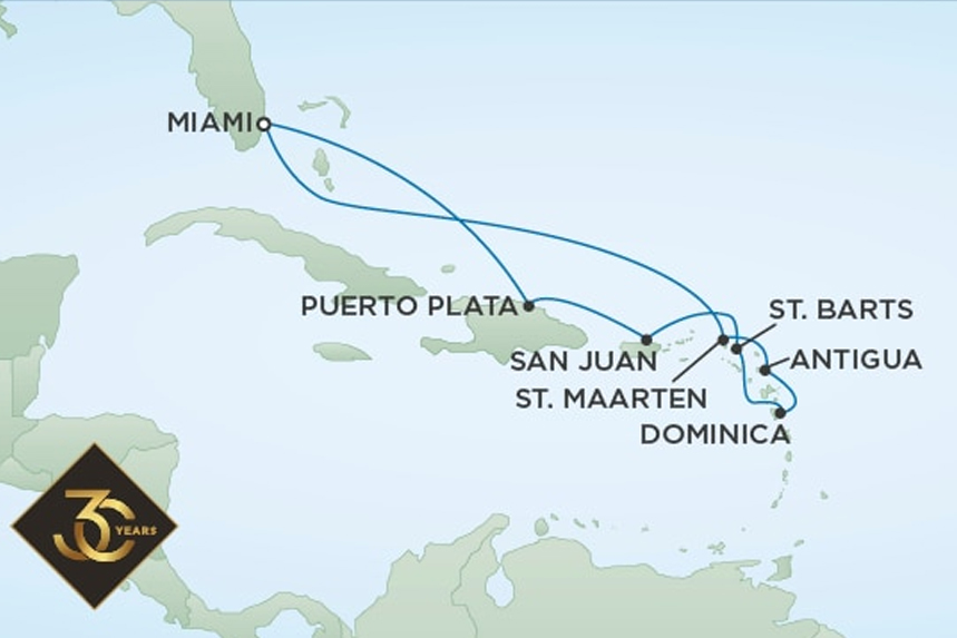 RSSC Luxury Caribbean Cruise